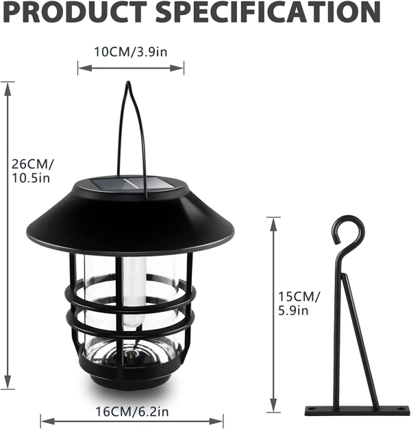 Solarlampen für Außen Garten – Bild 3