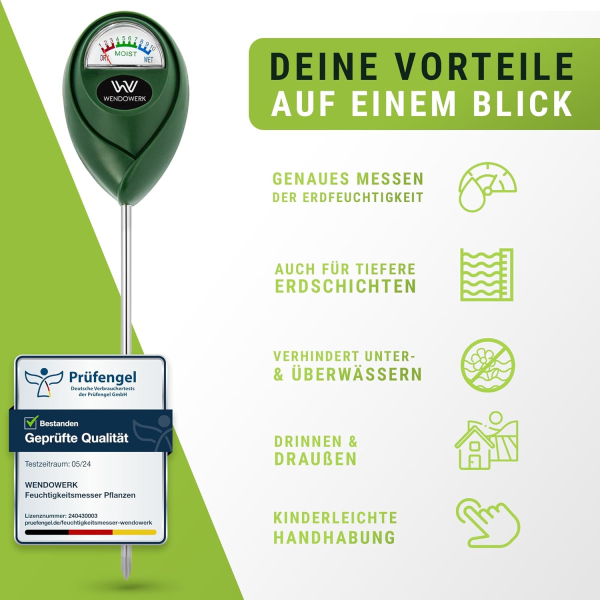 Boden Feuchtigkeitsmesser für Pflanzen – Bild 6