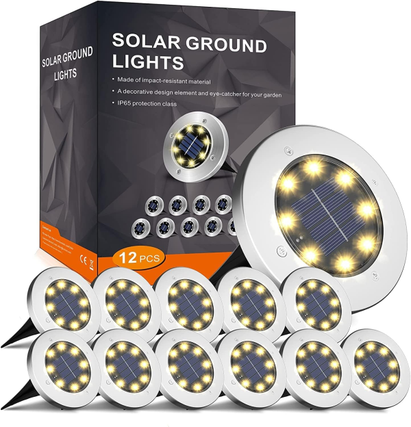 Solar Bodenleuchte Solarleuchte für Garten