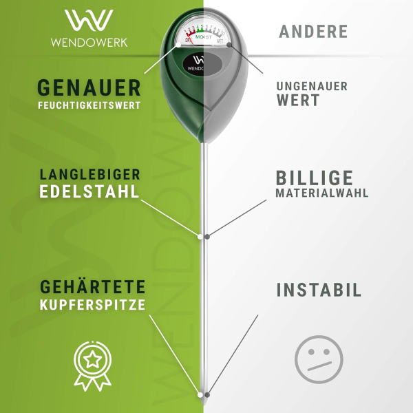 Boden Feuchtigkeitsmesser für Pflanzen – Bild 8