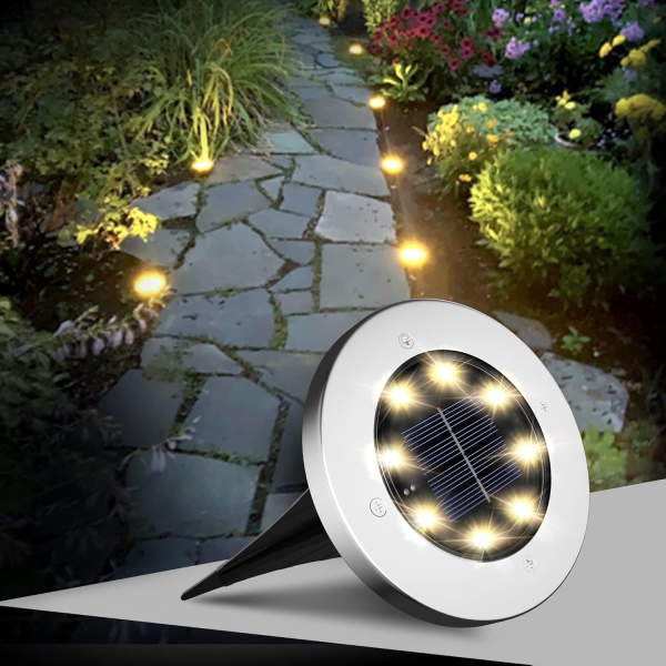 Solar Bodenleuchte Solarleuchte für Garten – Bild 6
