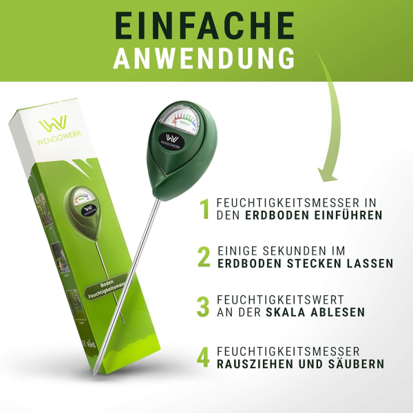 Boden Feuchtigkeitsmesser für Pflanzen – Bild 5