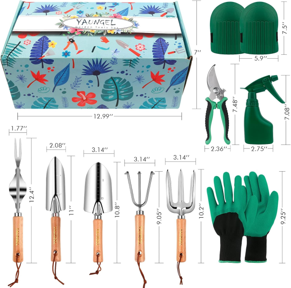 YAUNGEL Gartenwerkzeug Set – Bild 7