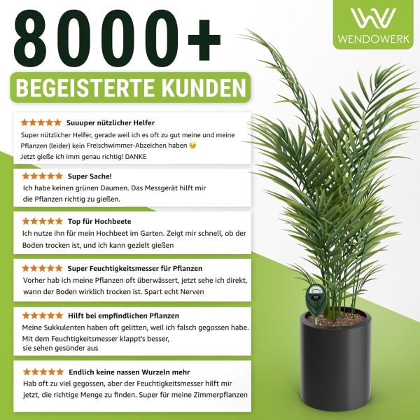 Boden Feuchtigkeitsmesser für Pflanzen – Bild 3