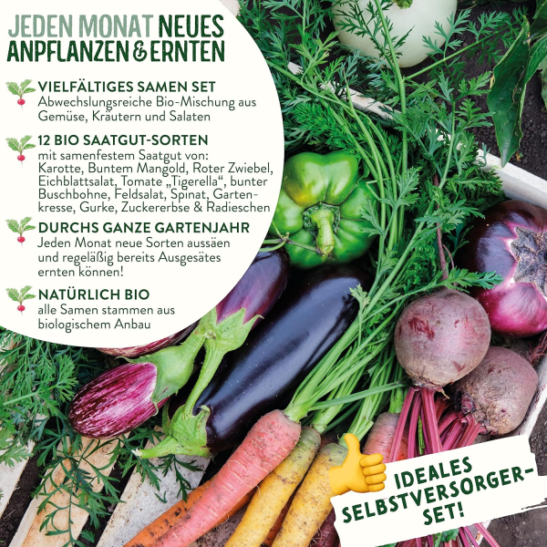 valeaf BIO Gartenjahr Samen Set – Bild 3