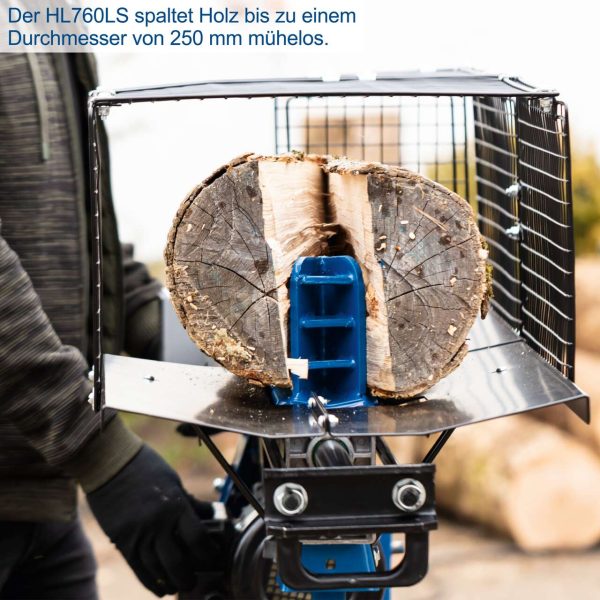 Holzspalter liegend HL760L Scheppach - 230V | 7t Spaltkraft | 2200W | bis 520mm Holzlänge | Ø 250mm – Bild 4